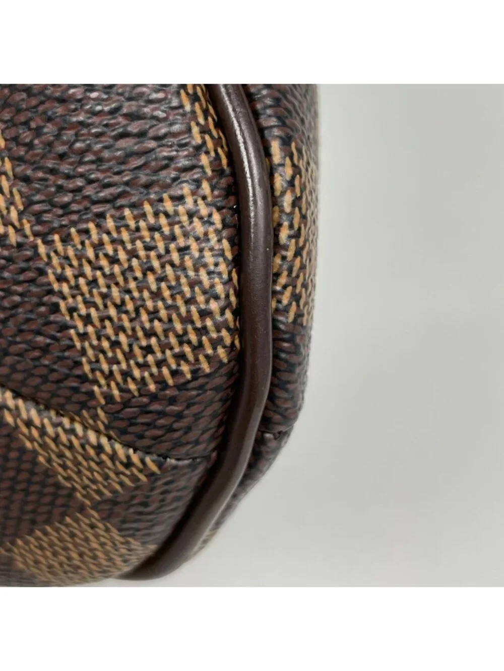 Louis Vuitton Blue Msbeli PM Shoulder Bag Damier Brown